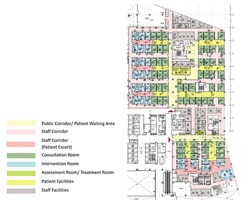 Layout of Special Disease Centre and Private Clinic