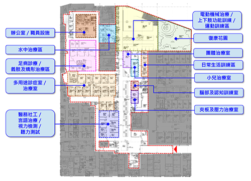 綜合康復中心分布圖