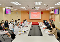中央政府援港抗疫中醫專家組與西醫專家就兒科危重病例進行研討及聽取香港首間中醫醫院的籌備進展（附圖）