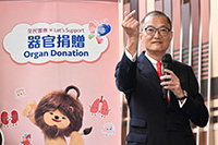 醫務衞生局局長到訪立法會呼籲各界支持器官捐贈（附圖）