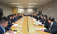 Secretary for Health meets expert delegation of national chest pain centres (with photo)