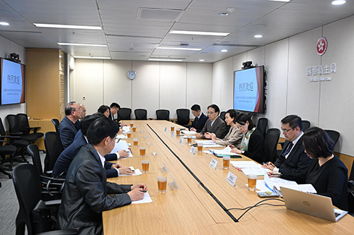 署理医务卫生局局长与安徽省政协代表团会面