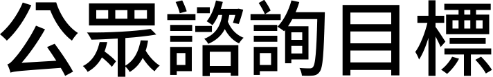 公众咨询目标